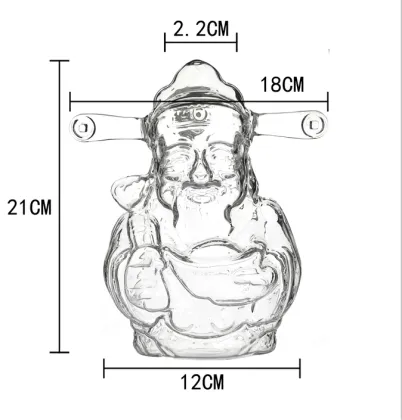 Whiskey Decanter 750ml Glass Liquor Decanter