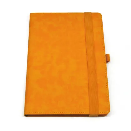2025 Custom Printed Moleskine Style Leather Notebook with Logo