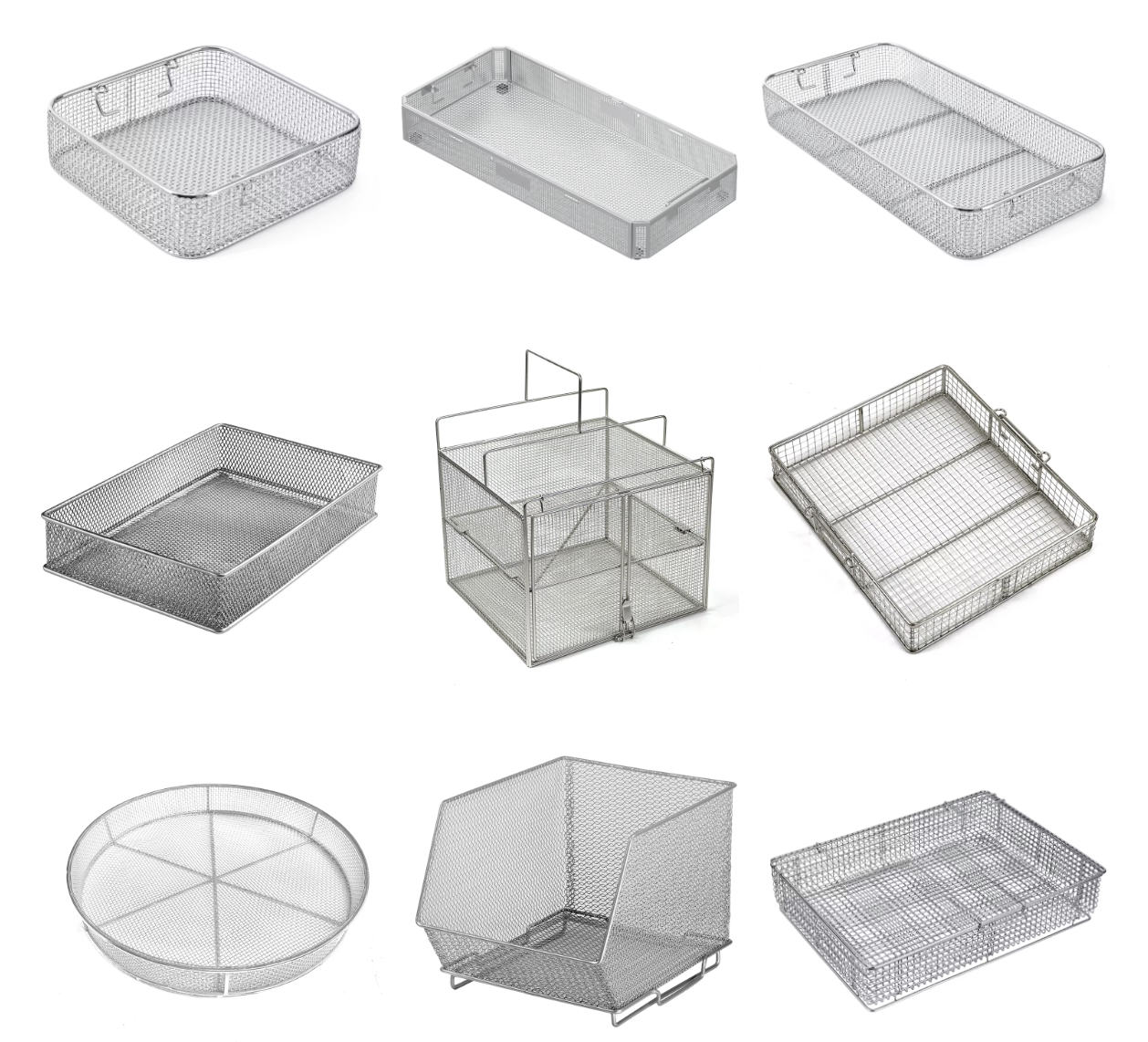 Industrial washing basket