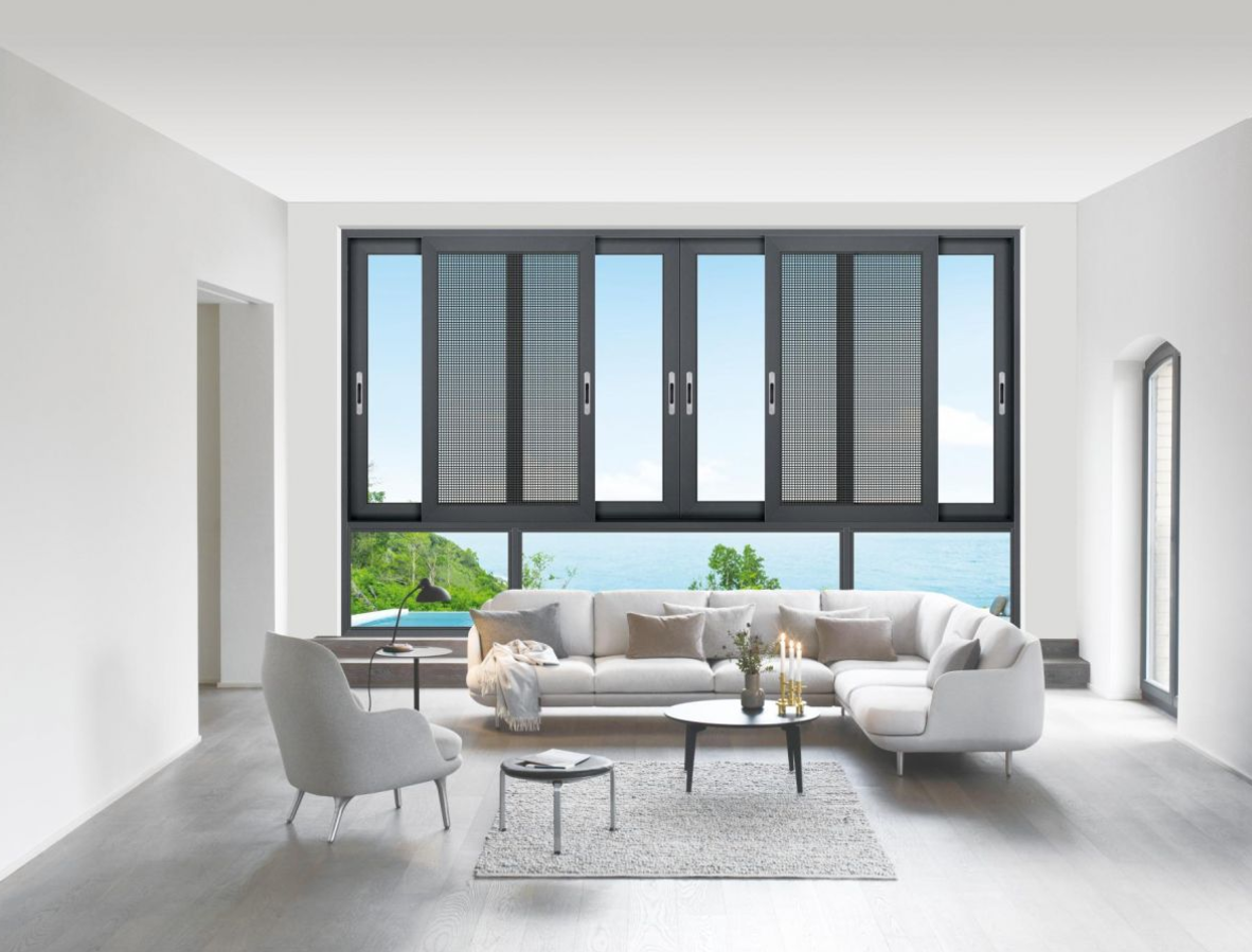 Aluminum sliding windows