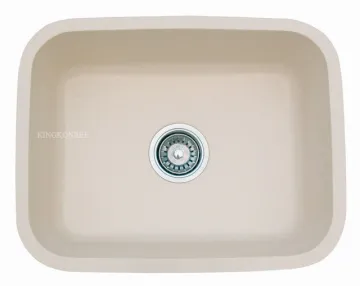Square Undermount Sink Modified Acrylic Polished Kitchen Sink Solid Surface Sinks