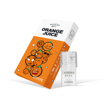 Sabor de jugo de naranja con cartucho de cápsula de reemplazo de vape zgar