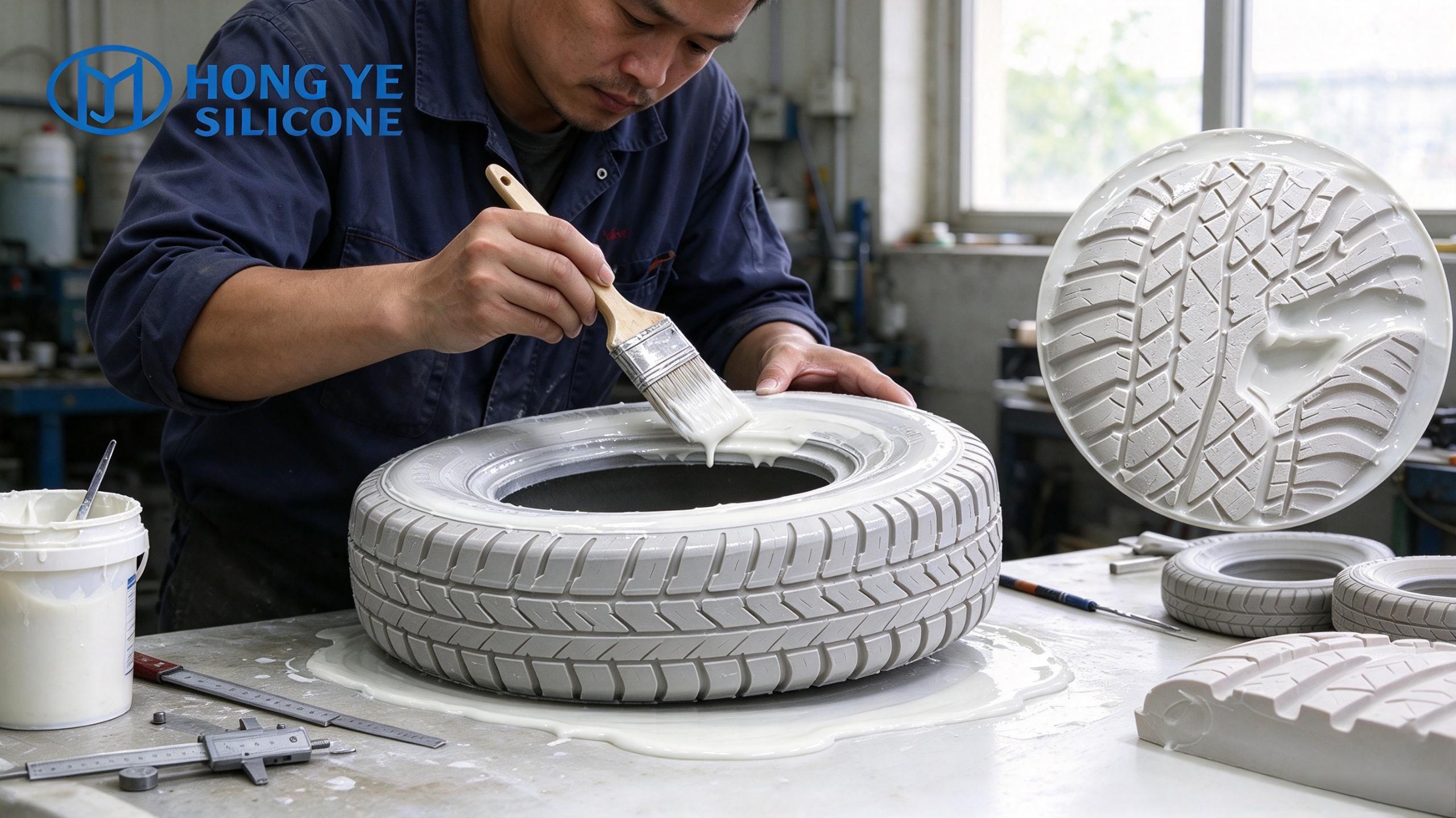 Condensation Liquid Silicone for Tire Model Duplication 4