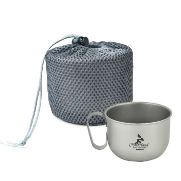 Titanium Outdoor Utensils: Perfect for Kitchen, Picnics, Camping, Bonfires - Water, Coffee, Wine, and Milk Cups