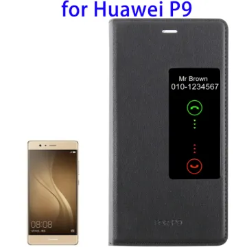 New Arrival Leather Case for Huawei P9, for Huawei P9 Window Case