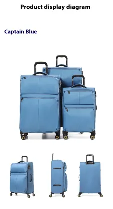 Oxford Cloth Soft Travel Trolley Bag