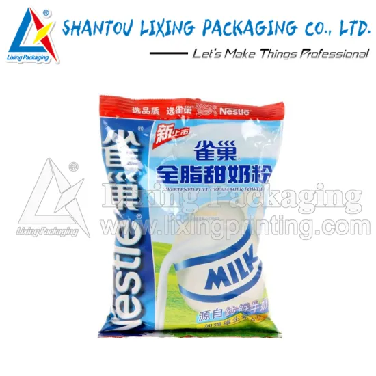 LIXING PACKAGING condensed milk aluminium packaging bag