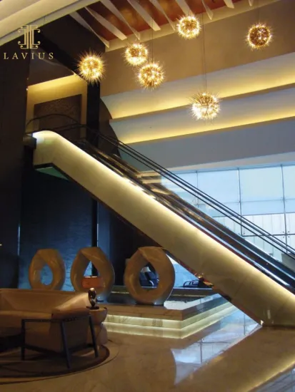 Modern hanging glass ball light crystal chandelier