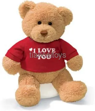 plush teddy bear with shirt