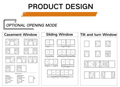 Aluminum Anti-Theft Security Windows for Hotels and Houses