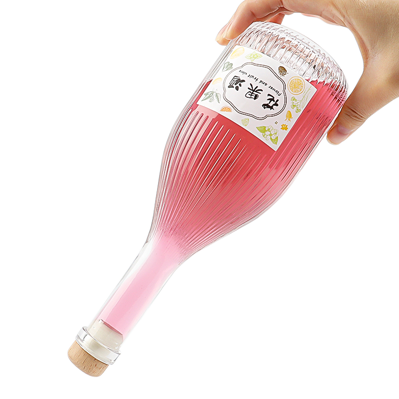 500ml Wine Glass Bottle With Cork