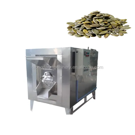 Electric Gas Rotary Roaster for Maize, Nuts, and Grains - Stainless Steel Roasted Corn Kernel Machine