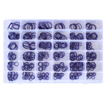 POKKA NBR HNBR 375 Pcs Car Air Conditioning Sealing O-Ring Kit