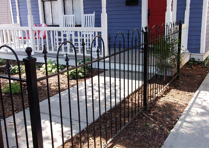 wrought iron stair fence