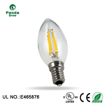 LED Filament E12 110V 60Hz Dimmable Edison COB Candle Light Bulb 2W 4W 6W Replace 20w 40w 60W