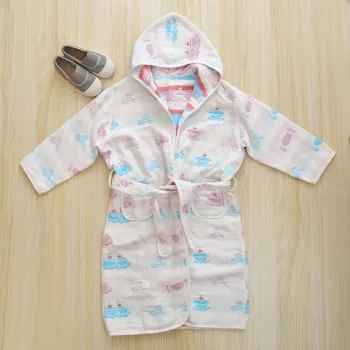 Cotton Bathrobe Children's Bathrobes Robes For Kids