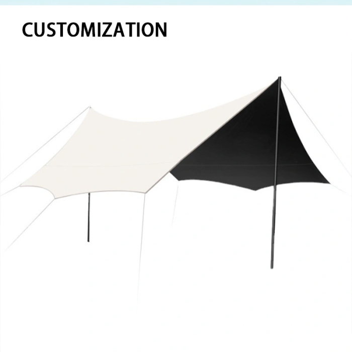 Imvula yangaphandle ne-Sun Protection Oragonal Butterfy Canopy