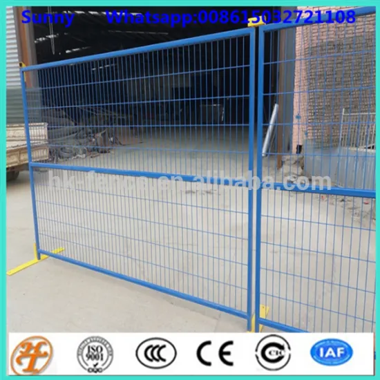 6ft x 10ft Canada blue coated temporary wire mesh fencing for construction