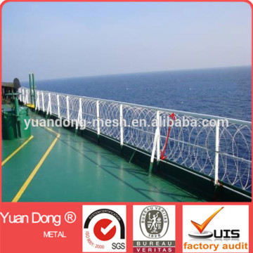 Ship security fence razor barbed wire coil 30meters