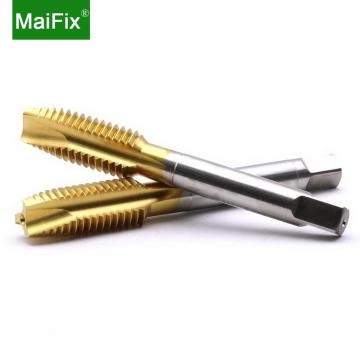 MAIFIX M3 M4 M5 CNC मशीनिंग टिन कोटिंग स्ट्रेट फ्लूट टैप