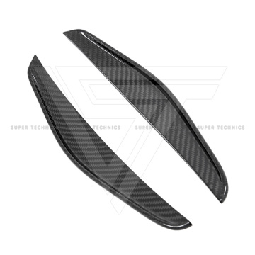 Vorstein Style Dry Carbon Fiber Front Bumper Canards for Lambo Huracan STO 2021-2024