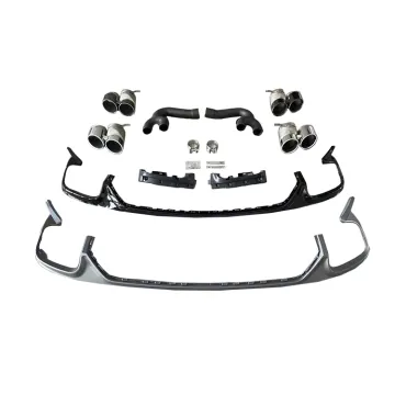 RSQ8 Style Stainless Steel Bumper Accessories for Audi 2019-2022