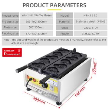 Waffelmaschine mit Pinradform zum Verkauf