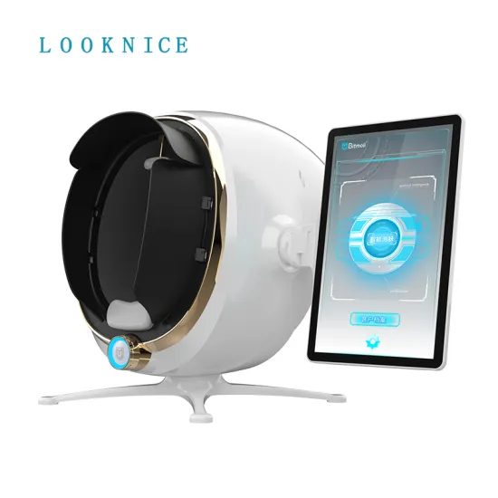 Portable Moji 3D AI Magic Mirror: Skin Diagnostics and Facial Analysis Device