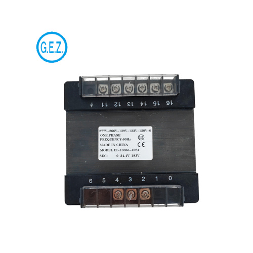 Industrial Control Transformer EI-133 Single Phase Elevator Spare Parts Input Voltages 277V 266V 139V 133V 120V