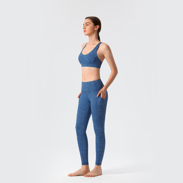 Pantaloni da yoga personalizzati per allenamento fitness stretti per le donne