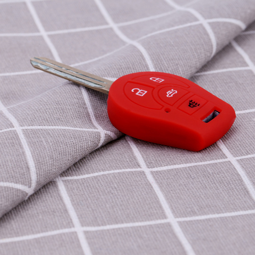 Small Nissan 4 Button Car Key Silicone Cover