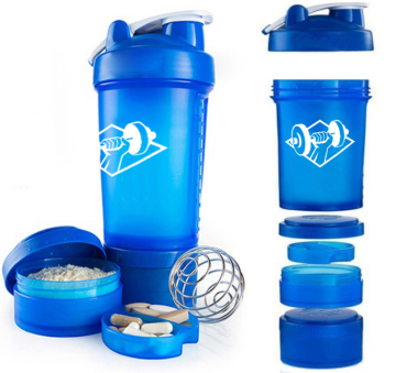 500ml Shaker with 2 Storage Compartments