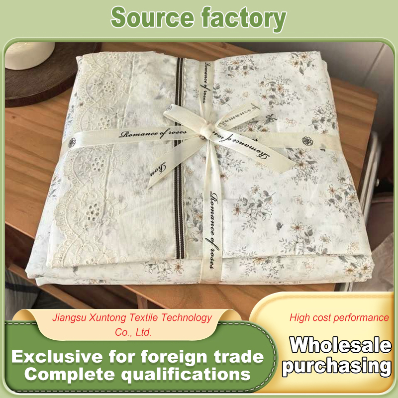 Роскошный комплект постельного белья из хлопка высокой плотности с высокой плотностью