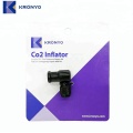 Conector del adaptador de cilindro de CO2 negro lleno