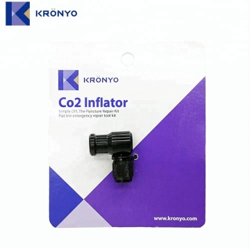 Μαύρος CO2 Cylinder Adapter Connector Card-Packed