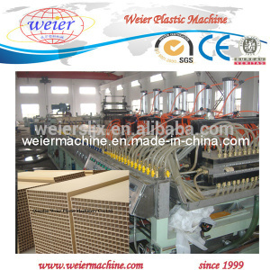 Plastic Wood PVC WPC Door panel Hollow Board extruder production Extrusion line making Machine