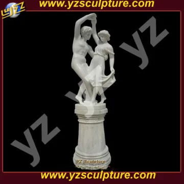 nude dancing man and woman statues for sale
