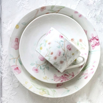 Durable ceramic tableware for household use