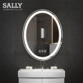 SALLY Oval Bathroom Dimmable Anti-Fog LED Makeup Mirror