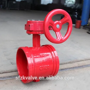 Cast Iron BS Grooved End Butterfly Valve