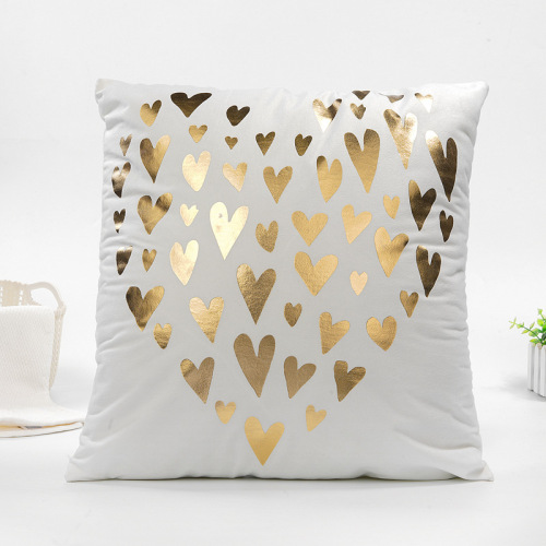 New-pillow case Nordic style printed linen cushion cover