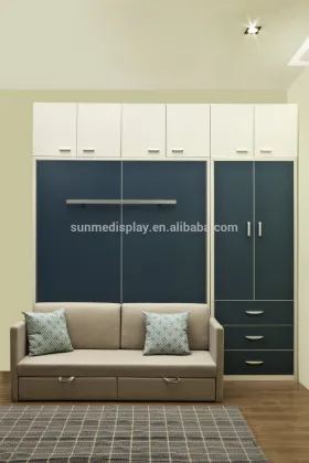 multifunctional home furniture modern murphy bed with sofa