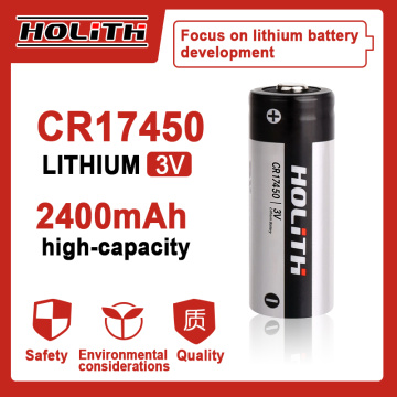 Batteria di litio non ricaricabile CR17450 per allarme a gas