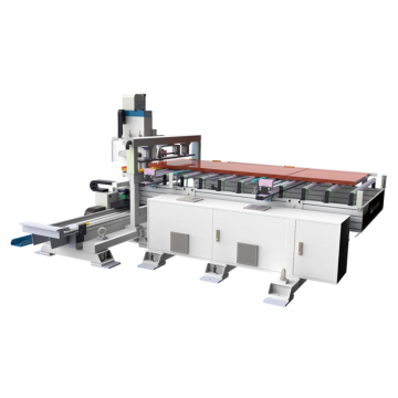 Cnc door jamb end sawing and milling machine