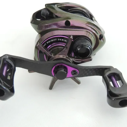 Magnetic Baitcasting Reel 7.3:1 Aluminum Body Fishing Reel