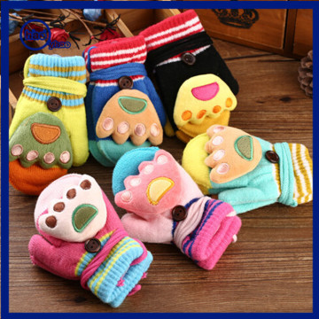Yhao 2016 Cheap Winter Knit Gloves Kids Gloves Magic