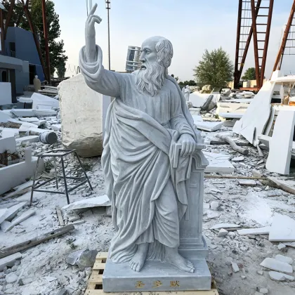 Marble Saint Thomas Sculpture