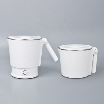 Portable Mini Folding Electric Kettle 800ml - Customized Stainless Steel Travel Water Bottle