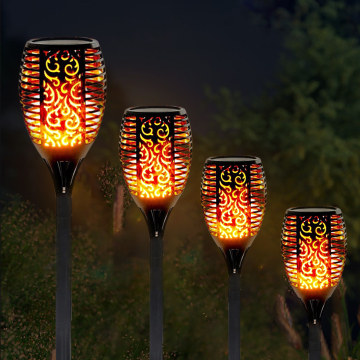 Halloween Camping Lantern: Super Bright Solar-Powered LED Flame Garden Light