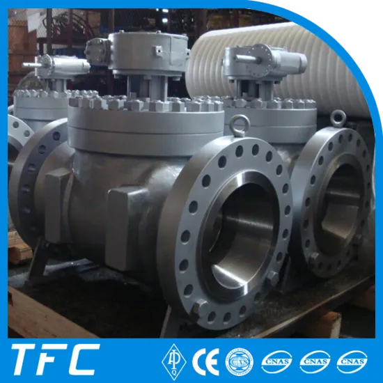 top mounted flanged top entry ball valve